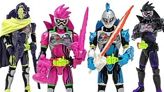 Kamen Rider Ex-Aid LVUR 01 02 03 04 action gamer transform! Defeat the dinosaurs! - DuDuPopTOY