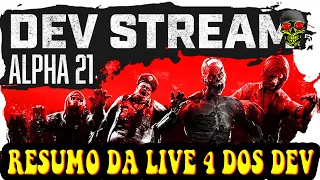 RESUMO DA ÚLTIMA LIVE DOS DEV ALPHA 21 7DAYS