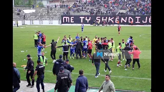 KFShkëndija VS KFShkupi | Adrenalinë, atmosferë impozante nga "Ballistët" e deri te përleshja fizike