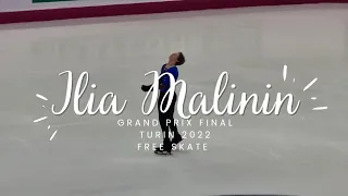 Ilia Malinin free skate Grand Prix final Turin 2022 (10/12/2022)