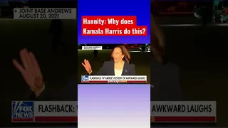 Kamala Harris laughing at all the wrong moments: Hannity #shorts