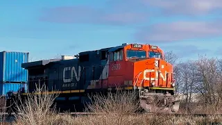 Canadian National Trains: Plainfield Rail Adventure