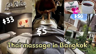 Thai Massage in Bangkok✨$5 local massage, Let's Relax, and Luxury Day Spa! The Oasis Spa Thailand!