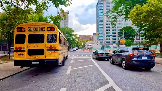 Driving from JFK Airport to Upper East Side, Manhattan.