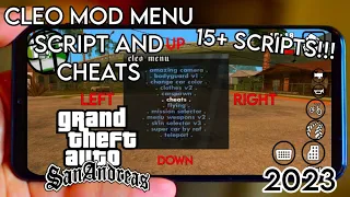 How To Install CLEO MOD MENU with SCRIPTS and CHEATS in GTA SAN ANDREAS on Android (2024)