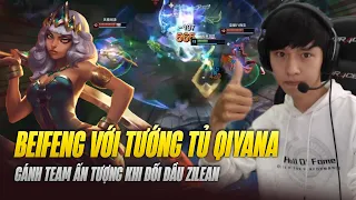 BEIFENG VỚI TƯỚNG TỦ QIYANA THỂ HIỆN KHẢ NĂNG GÁNH TEAM ẤN TƯỢNG KHI ĐỐI ĐẦU ZILEAN ĐƯỜNG GIỮA