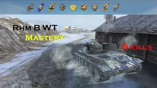 World of Tanks Blitz: Rhm B WT Mastery and Pool's Medal