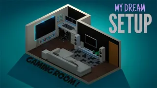 🖥️🖱️ My Dream Setup Speed Build | Building Gaming Room