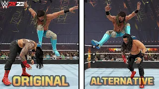 Best Finishers with Alternate Variations in WWE 2K23 !!!!
