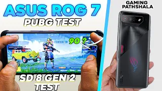 Asus ROG Phone 7 - PUBG Test with FPS 🔥 (BEST 90FPS Android Gaming Phone)