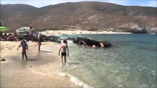 Άνδρος. Η παραλία 'Αχλα. Andros Island Greece. Achla Beach