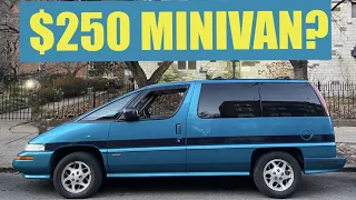 SAVED FROM THE CRUSHER: 1994 OLDSMOBILE SILHOUETTE DUSTBUSTER MINIVAN