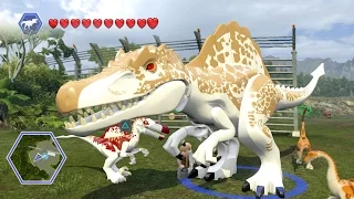 Lego Jurassic World - HYBRIDS! ( Free Roam GamePlay )
