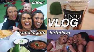 VLOG | prepping for nationals, 22nd birthday parties, girls night, clinical & more!