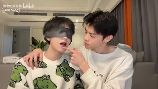 [Engsub/BL] Sweet Jelly Kissing challenge, our Bae has been bullied by his puppy | Chen Lv Liu Cong