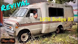 1978 Dodge Sportsman RV Camper Van Revival - Sitting over 2 Decades!