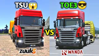 🚚Best Comparison Between Truck Simulator Ultimate with Truckers of Europe 3 Updates🏕| Truck Gameplay