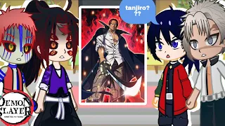 Upper Moons and Hashiras react to Tanjiro as Shanks From One piece Part 1 & 2 || Demon slayer reacts