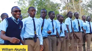 Vihiga boys high school choir perfoming 'Zuwena' by Diamond at the Kmf 2023 edition Nyeri county.