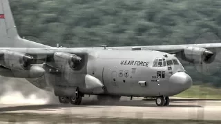 C-130H Hercules Dirt Airstrip Landing/Take Off