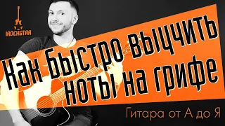 Как быстро выучить ноты на грифе и зачем ) #ГитараОтАдоЯ №21