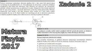 Matura fizyka 2017 - zadanie 2