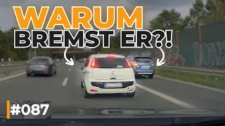 Polizei-Karma, Nötigung und plötzliches Bremsen auf Autobahn| #GERMAN #DASHCAM | #087