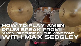 Learn Most Sampled Drum Break from 'Amen, Brother' by The Winstons with Max Sedgley for MusicGurus