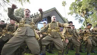 Haka Māori Pioneer Battalion Soldiers