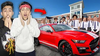 My Brother’s School Kids Reaction On My New Mustang Gt😍 - A_s Gaming