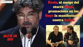 Évole, el amigo del etarra Otegi, promociona en los Premios Goya la manifestación contra Ayuso