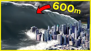 🌊津波の高さ比較🌊 実際にあった超巨大津波たち