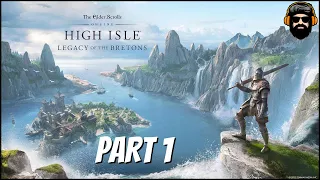 THE ELDER SCROLLS ONLINE HIGH ISLE Gameplay - Starting Fresh - Part 1 (no commentary)