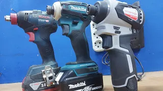 Интерскол ШАУ 220 протв Bosch GDX 200 и Makita DTD172