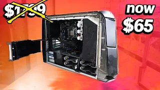 This Alienware "Gaming PC" USED to cost $1799.... I got it for $65 in 2024....