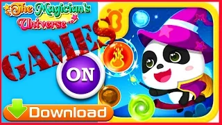 The Magician's Universe and little wizard Panda Kiki learn magic Babybus Review 2016 Video Game kids