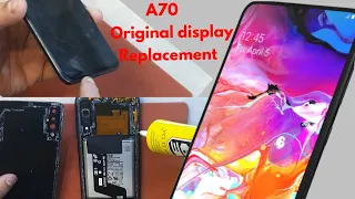 Samsung A70 original Screen replacement, Samsung a705f LCD replacement ,a70 change screen new trick
