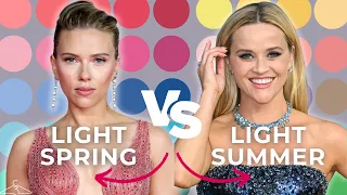 Light Spring vs Light Summer | Seasonal Color Analysis