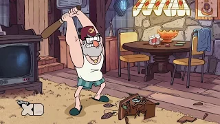 Gravity Falls - Stan accidentally breaks a cuckoo clock