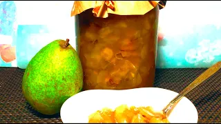 Янтарное варенье из груш дольками How to make Perfect Pear Jam Step By Step