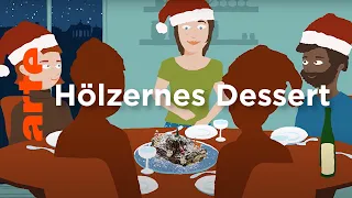 "Bûche de Noël", eine französische Weihnachtsleckerei | Karambolage | ARTE