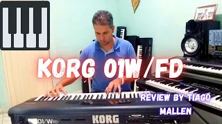 KORG 01W/fd  -  (REVIEW by TIAGO MALLEN) Test Sounds #dynopiano (factory sounds)
