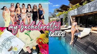 MY BACHELORETTE HOUSE TOUR!! Tulum Girls Trip Part 1