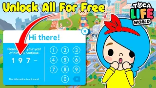 *UNLOCK ALL ITEMS FOR FREE* Toca Boca Codes 2023 | How To Get Toca Boca for Free | Toca Life World