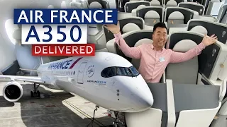 Air France First Airbus A350 Delivered! (My Shortest Delivery Flight)