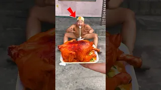 ToRung comedy: Ohio baby eats grilled chicken 2