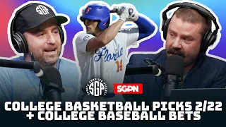 College Basketball 2/22/24 + Bonus College Baseball Picks (Ep. 1905)