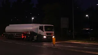 Fuel tankers leave depot as UK army set to deliver petrol amid fuel crisis | AFP