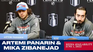 New York Rangers: Artemi Panarin & Mika Zibanejad Postgame Media Availability | June 1, 2022