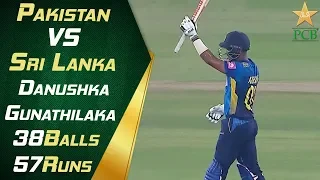 Danushka Gunathilaka | 38-Ball 57 Runs | Pakistan vs Sri Lanka 2019 | 1st T20 | PCB